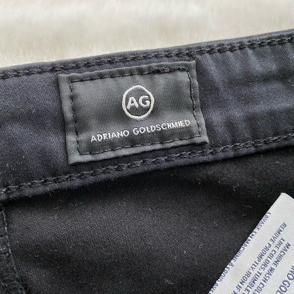 Ag Adriano Goldschmied The Legging Ankle Super Skinny Black Denim Jeans (24R) - Picture 11 of 15
